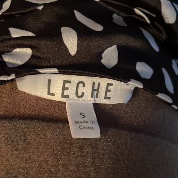 Leche Polka Dot Rouched and Ruffled Mini Skirt - Picture 6 of 9